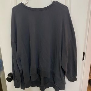 Zara Lightweight Distressed Sweatshirt